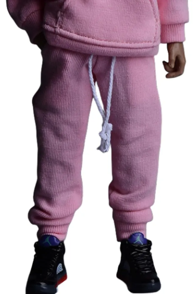 1/12 Scale Figure Doll Clothes: Sport Set Hoodies and Pants Collectible Accessory