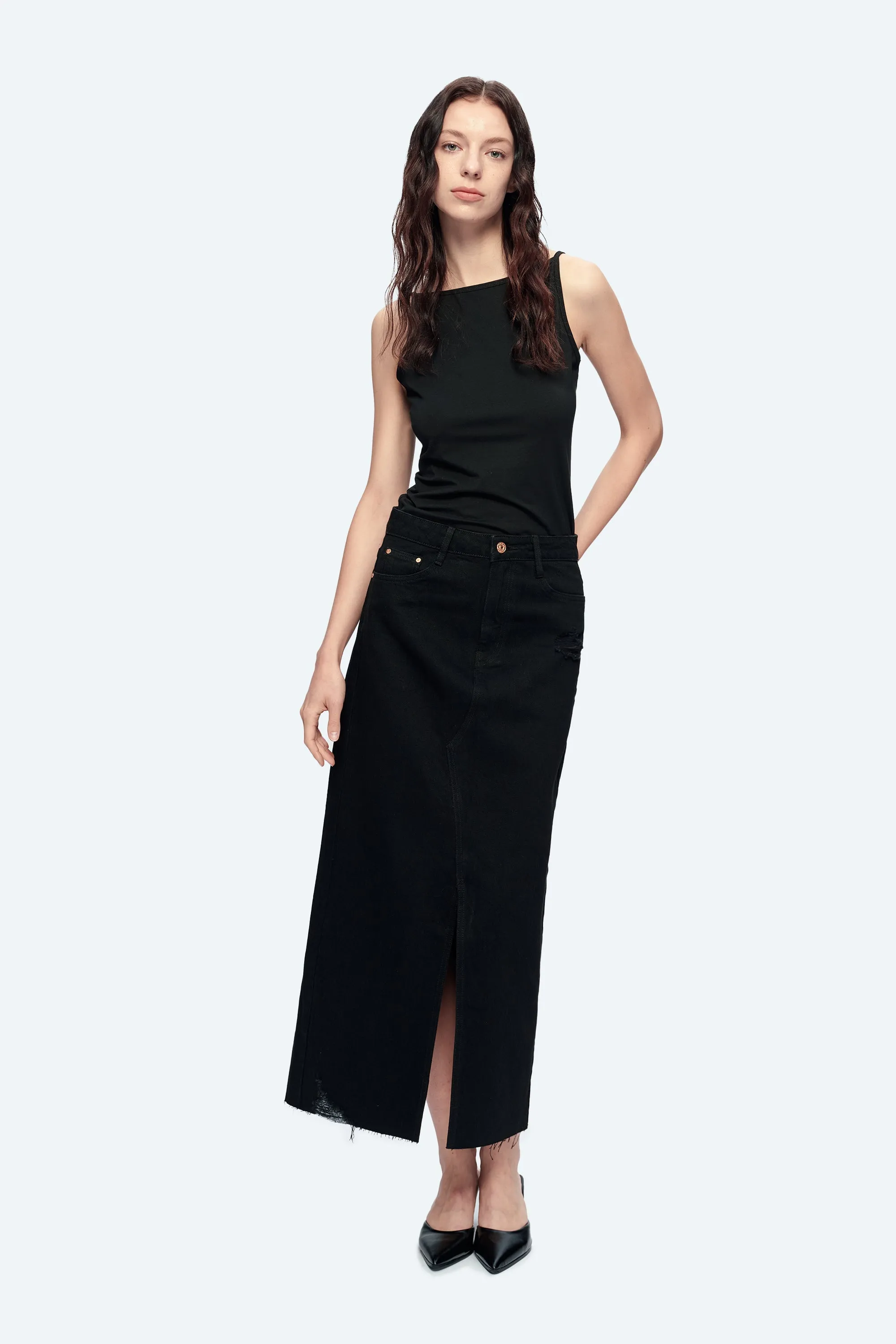 Alice Long Skirts With Slit