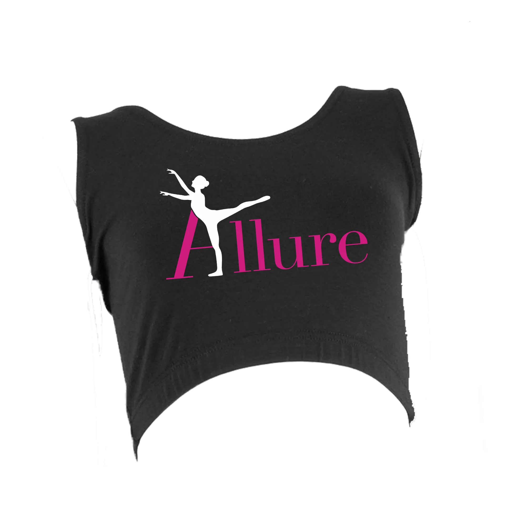 Allure School of Dance Racer Back Crop Top