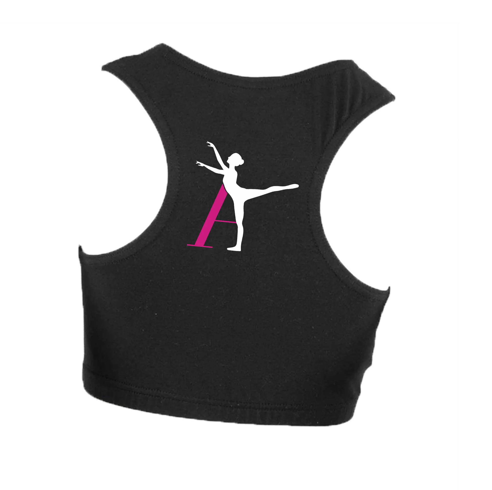 Allure School of Dance Racer Back Crop Top