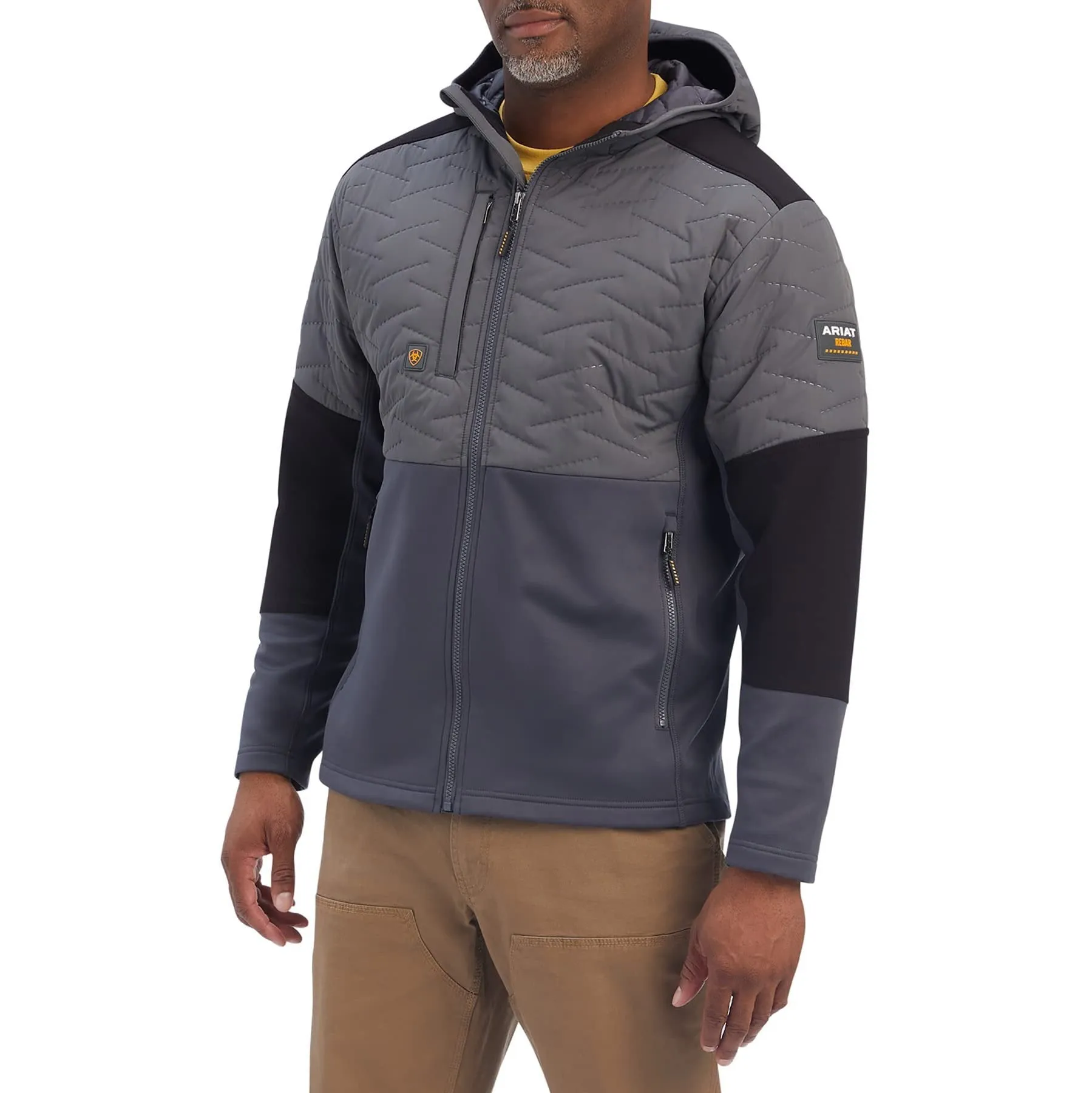 Ariat Men's Rebar Cloud 9 Insulated Jacket, Grey