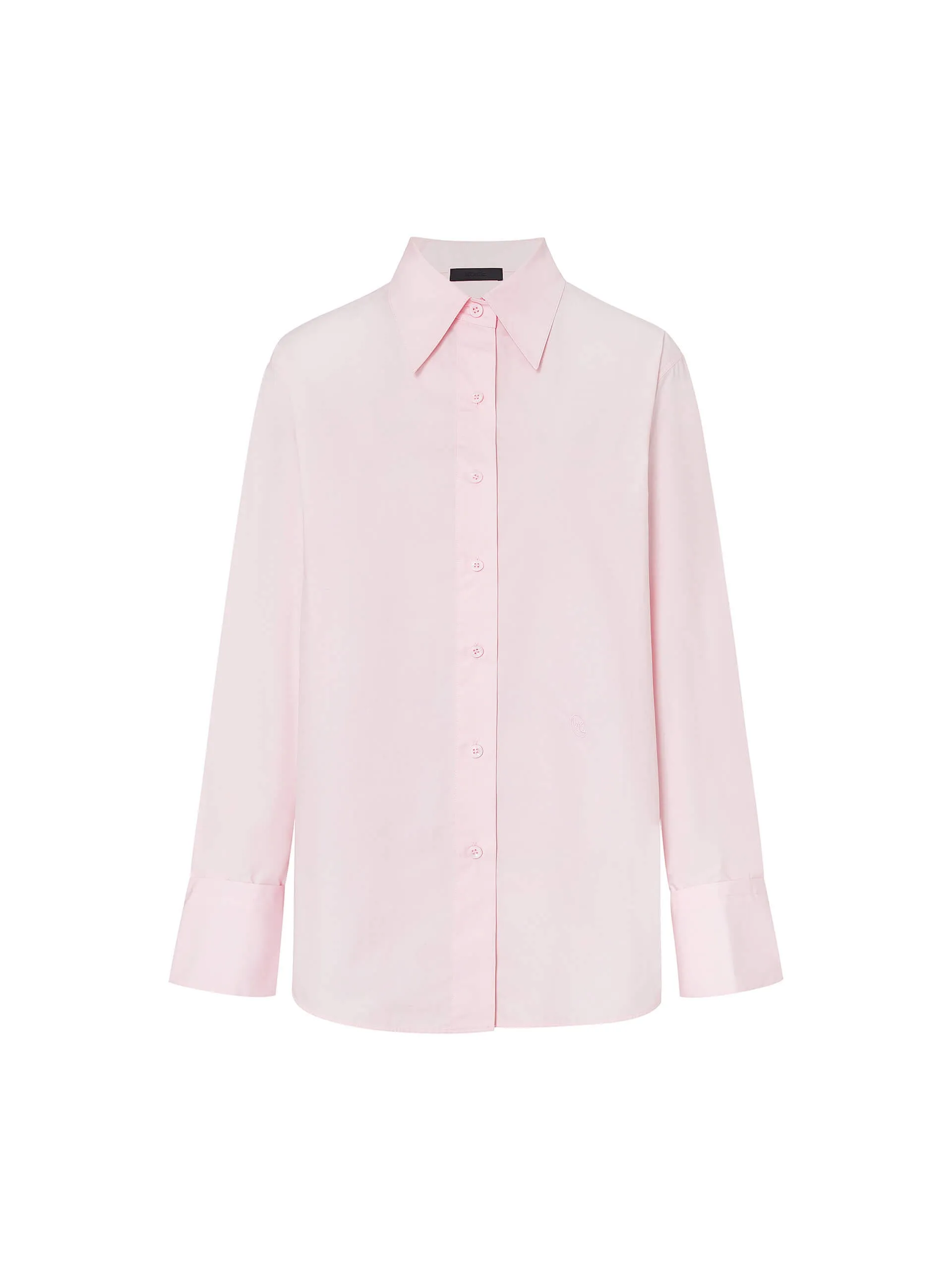 Back Pleated Cotton Shirt