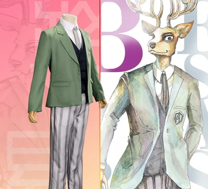 BEASTARS Louis Cosplay Costume Cherryton School Uniform