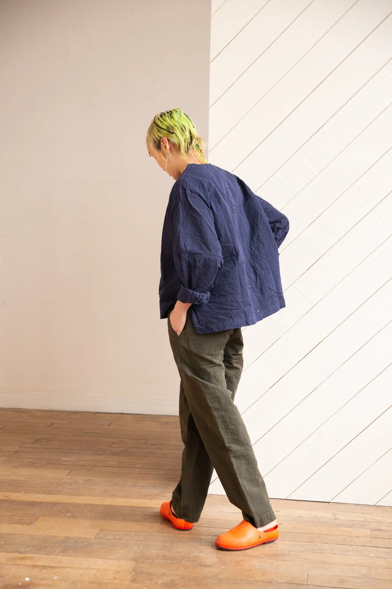 BEE PANT - CARD LINO - KHAKI - OLIVE GREEN