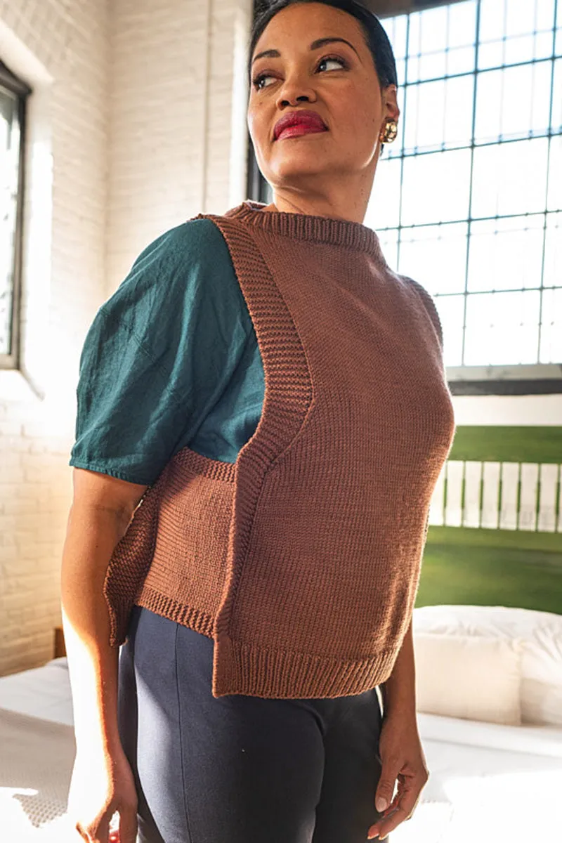 Berroco Merino 401 Patterns - Cavetto Vest - PDF Download