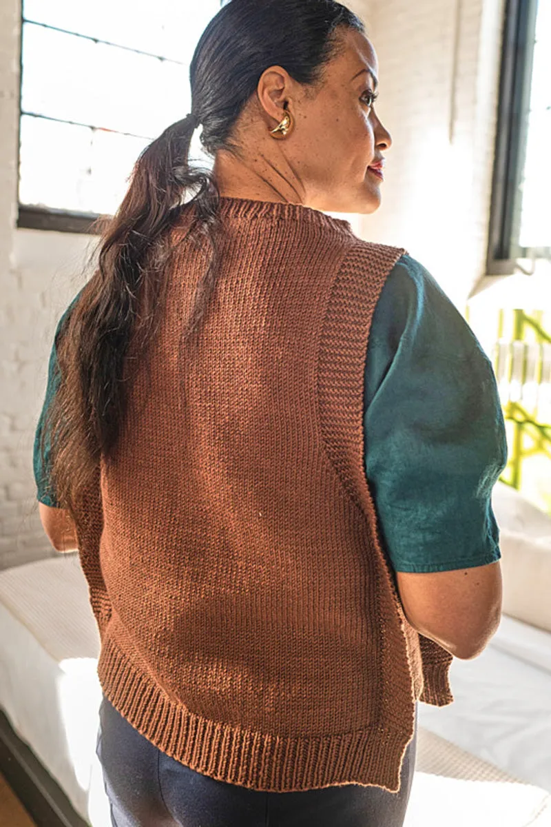 Berroco Merino 401 Patterns - Cavetto Vest - PDF Download