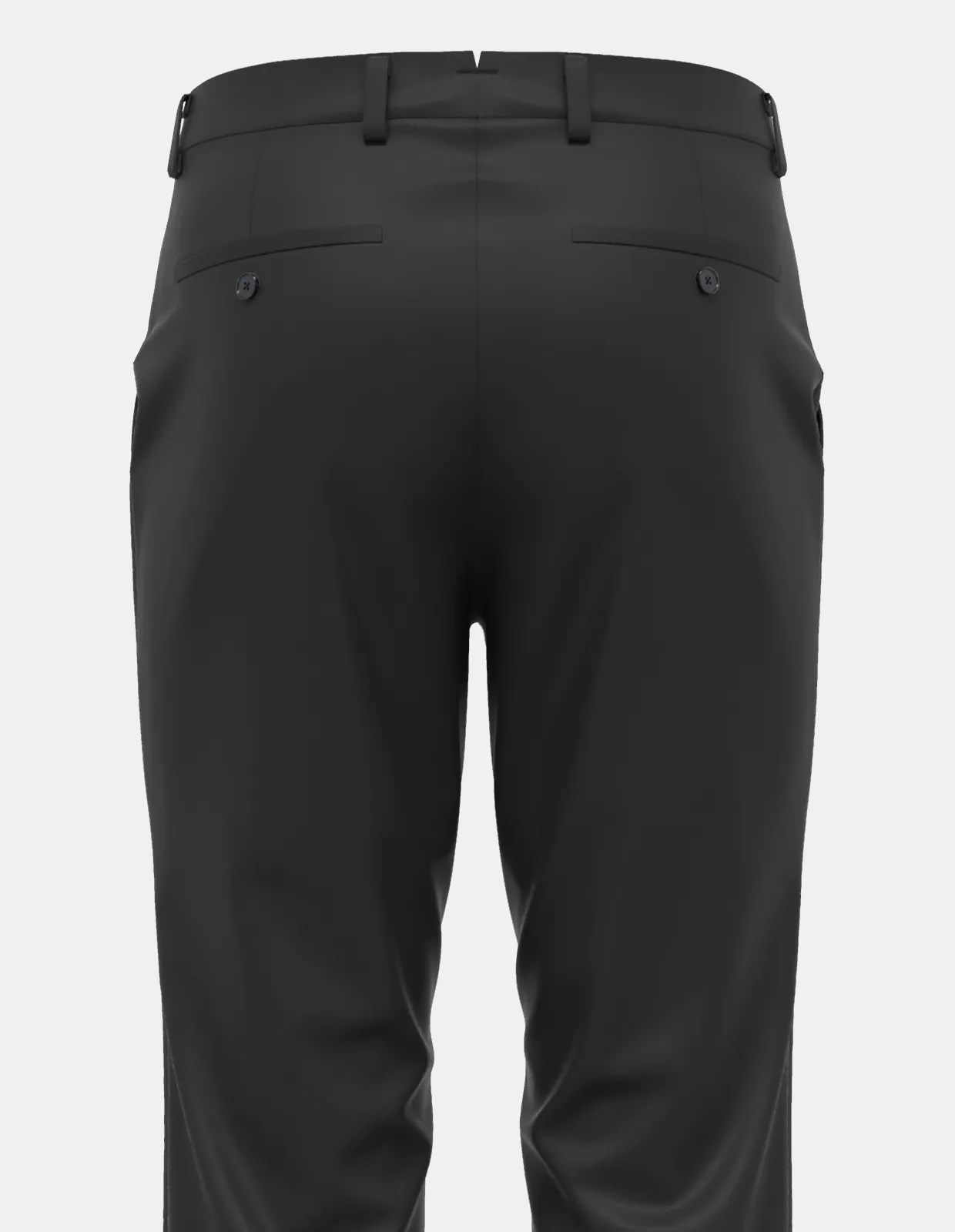 Black Cotton Stretch | Chino