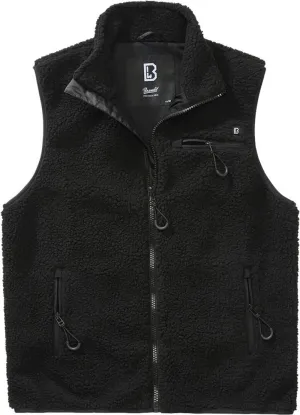 Brandit Teddyfleece vest, black