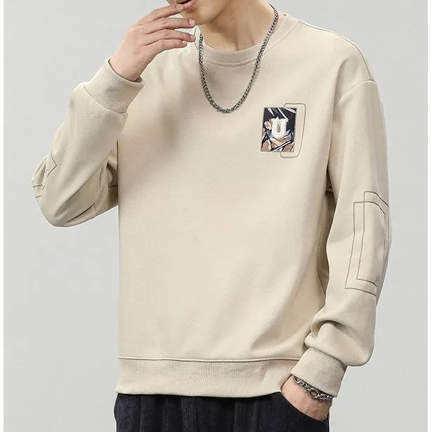 Casual Loose Fit Versatile Crew Neck Sweatshirt