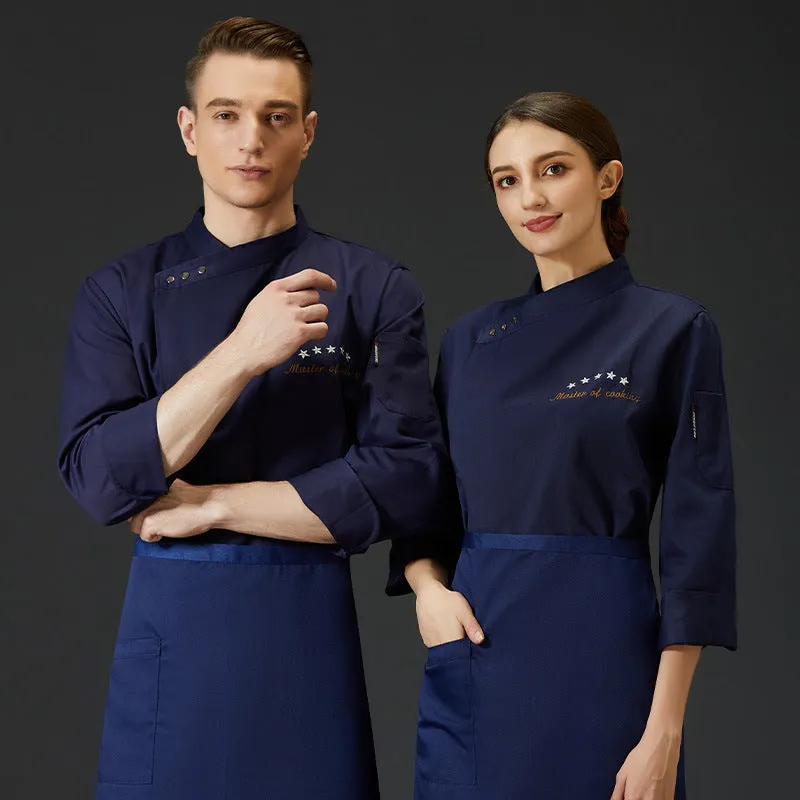 Chef's Work Clothes Men's Autumn And Winter Clothes Hotel Baking