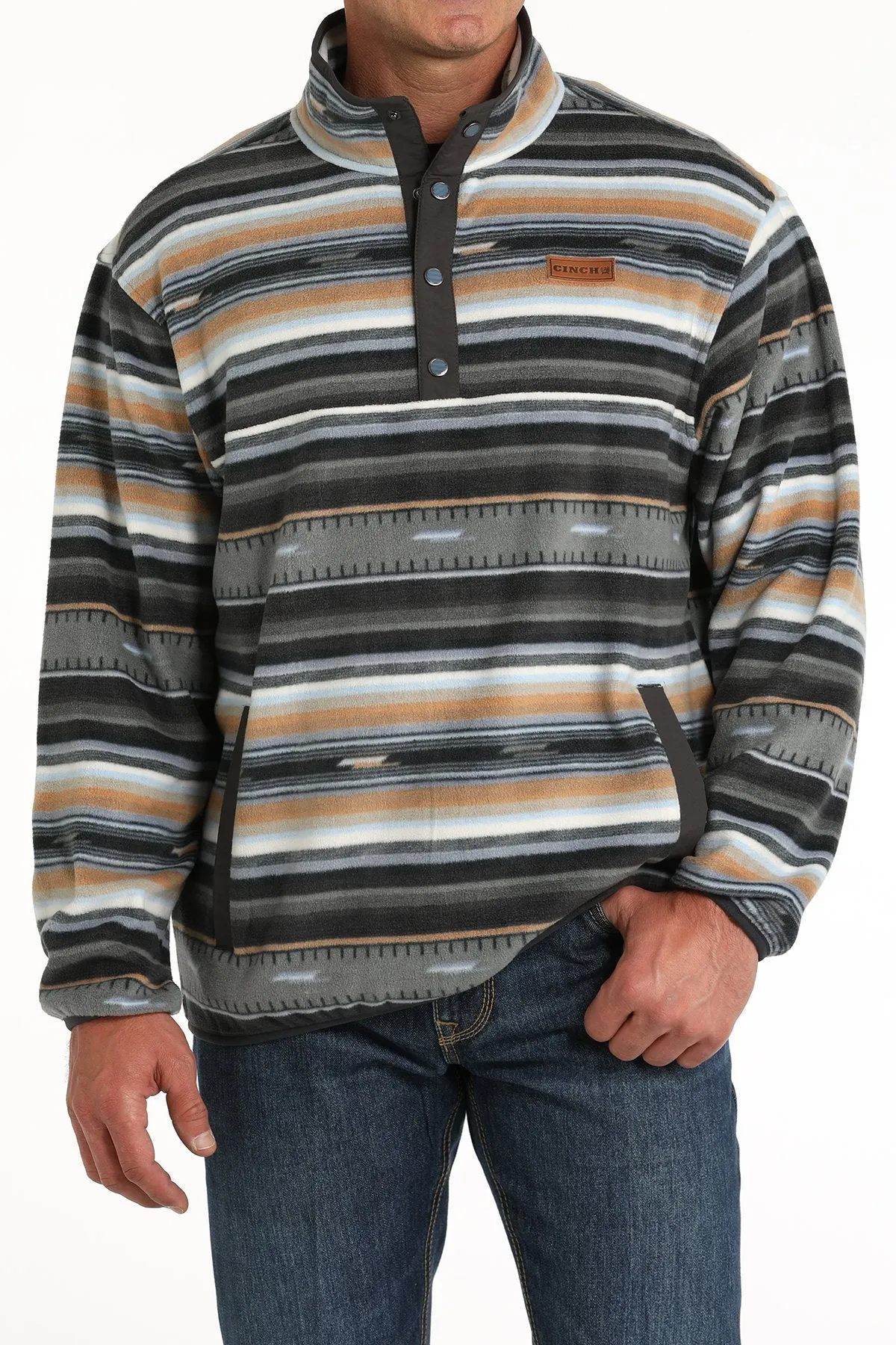 Cinch Cozy Black/Gray Men's Pullover