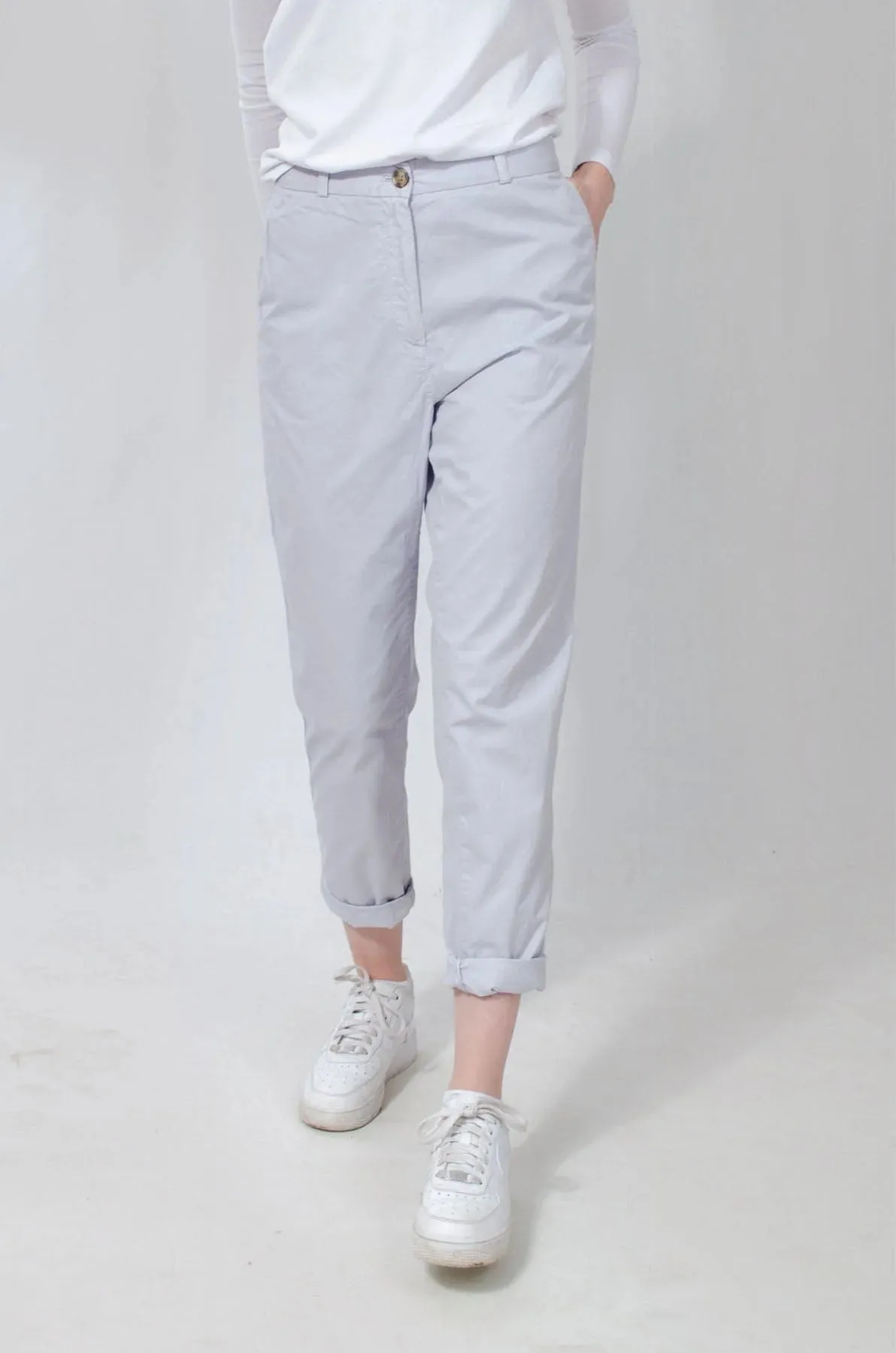 Cotton Casual Chino Trousers