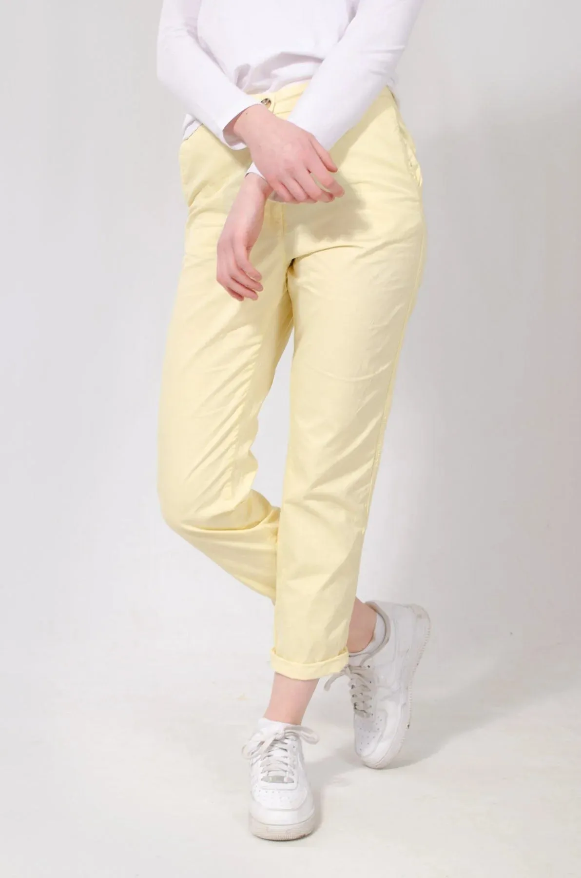 Cotton Casual Chino Trousers