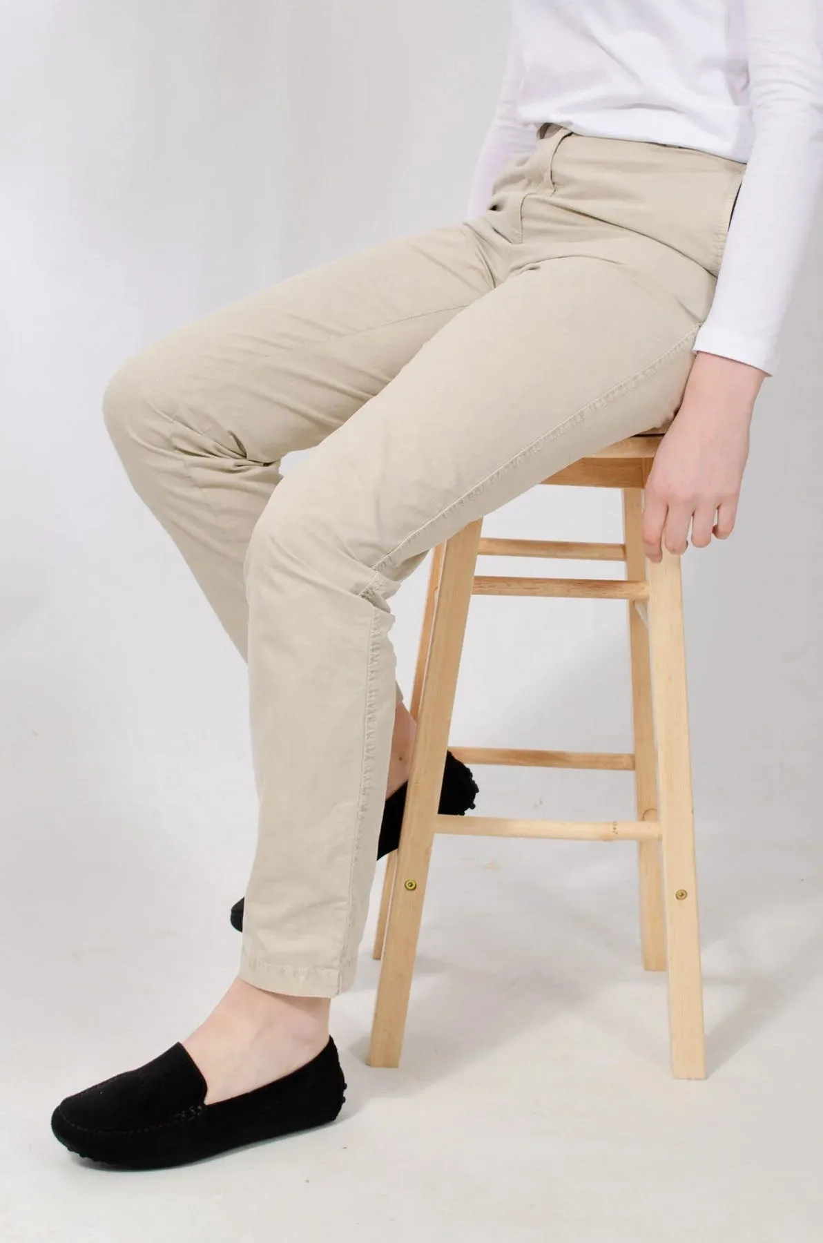 Cotton Casual Chino Trousers