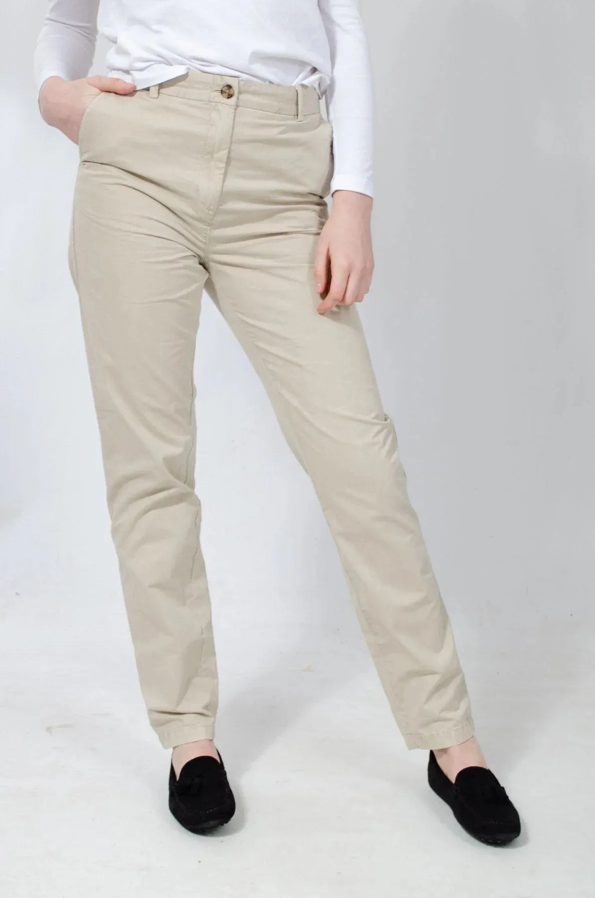 Cotton Casual Chino Trousers