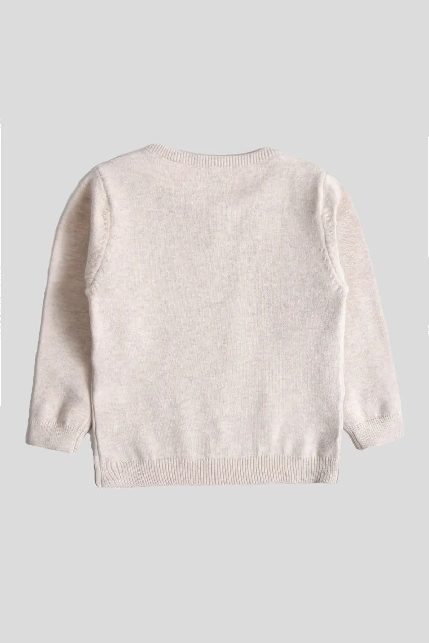 Cotton O-Neck Sweater