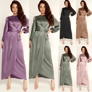 Daphne Maxi Silky Dress - Culture Heaven Special