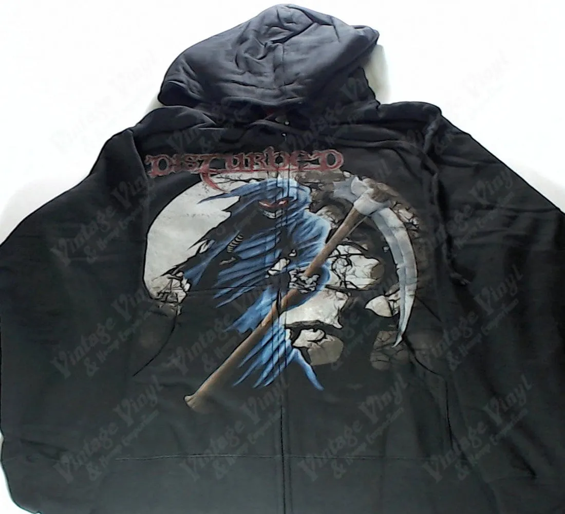 Disturbed - Moon Reaper Mascot Zip-Up Hoodie