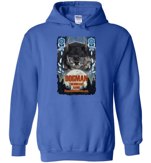 Dogman Encounters Pathfinder Collection Hooded Sweatshirt (design 1, with ripped border)