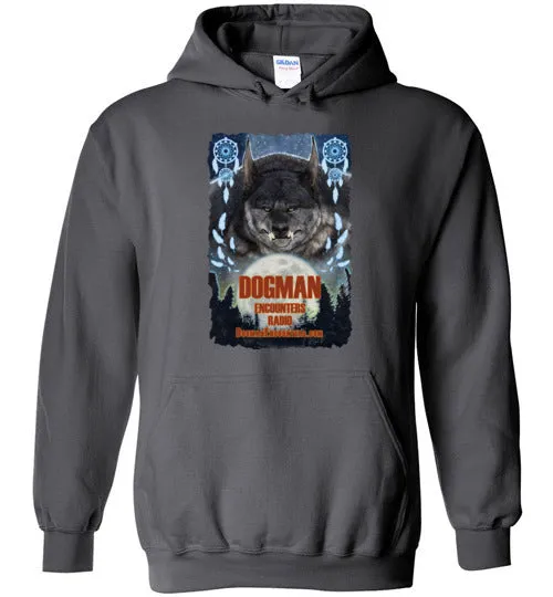 Dogman Encounters Pathfinder Collection Hooded Sweatshirt (design 1, with ripped border)