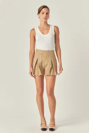 English Factory - Boucle Pleated Shorts