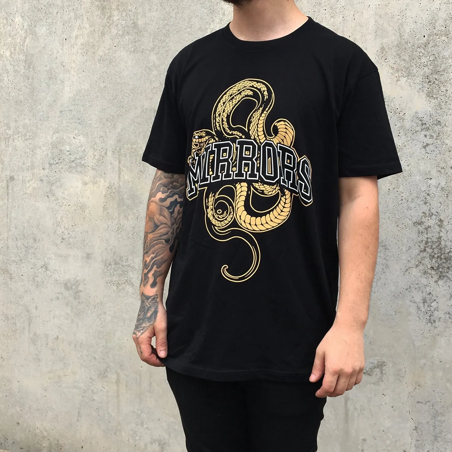 Golden Cobra T-Shirt (Black)