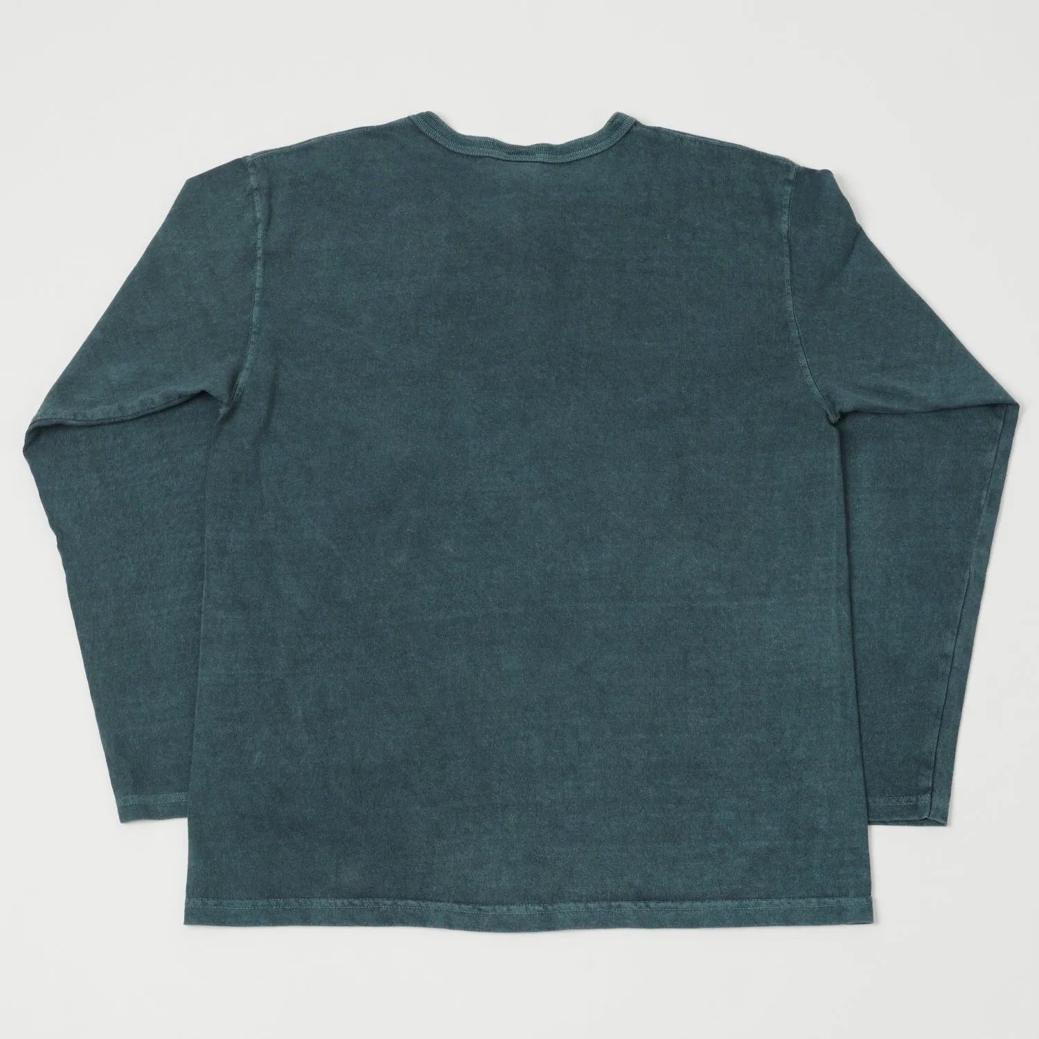 Good On L/S Henley Tee - Slate