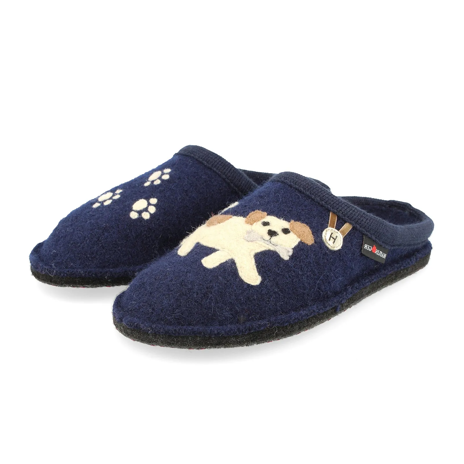 Haflinger Fido Slipper (Women) - Navy