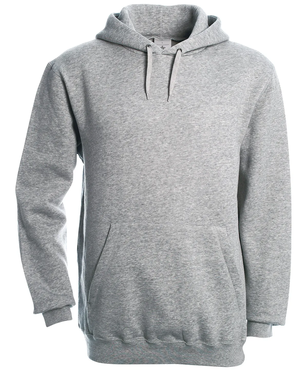 Heather Grey - B&C Hooded sweatshirt