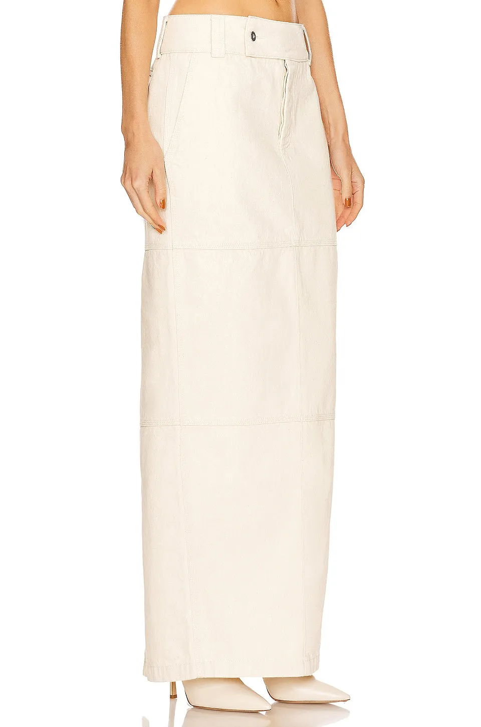 Helsa Maxi Skirt, ecru