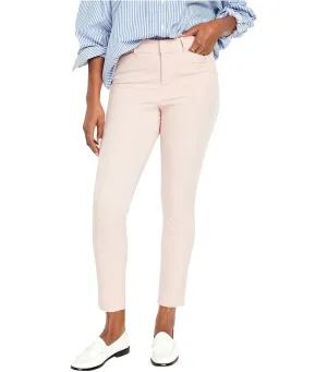 High-Waisted Pixie Skinny Ankle Pants for Women Pink Bamboo