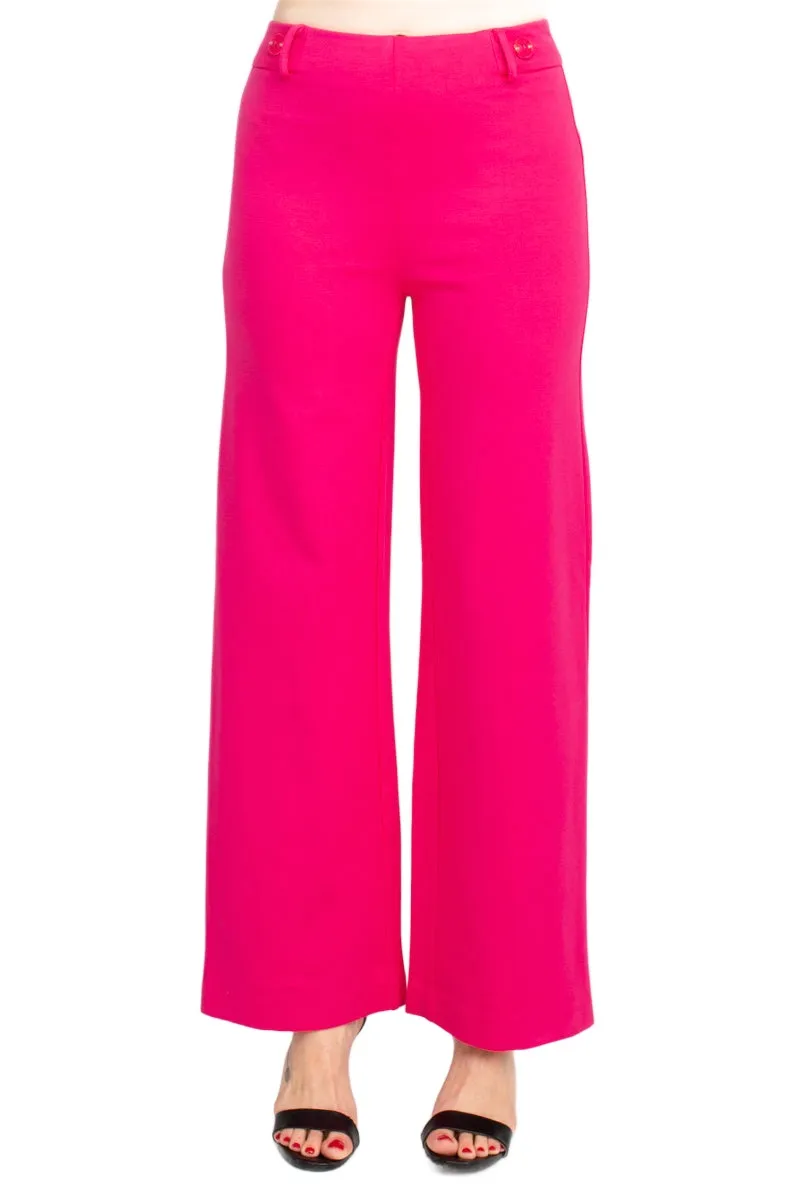 Hope & Harlow Rayon Wide Leg Pants