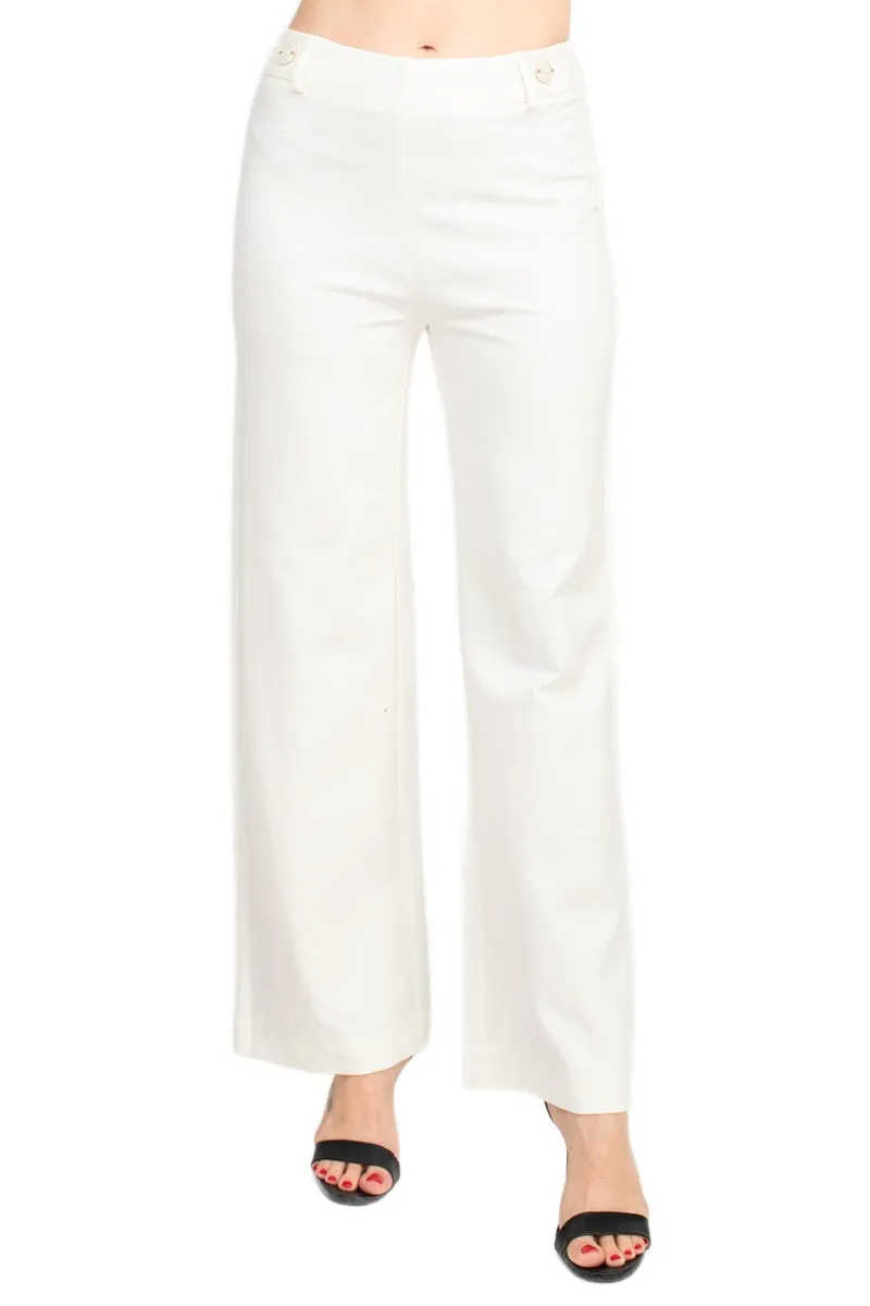 Hope & Harlow Rayon Wide Leg Pants