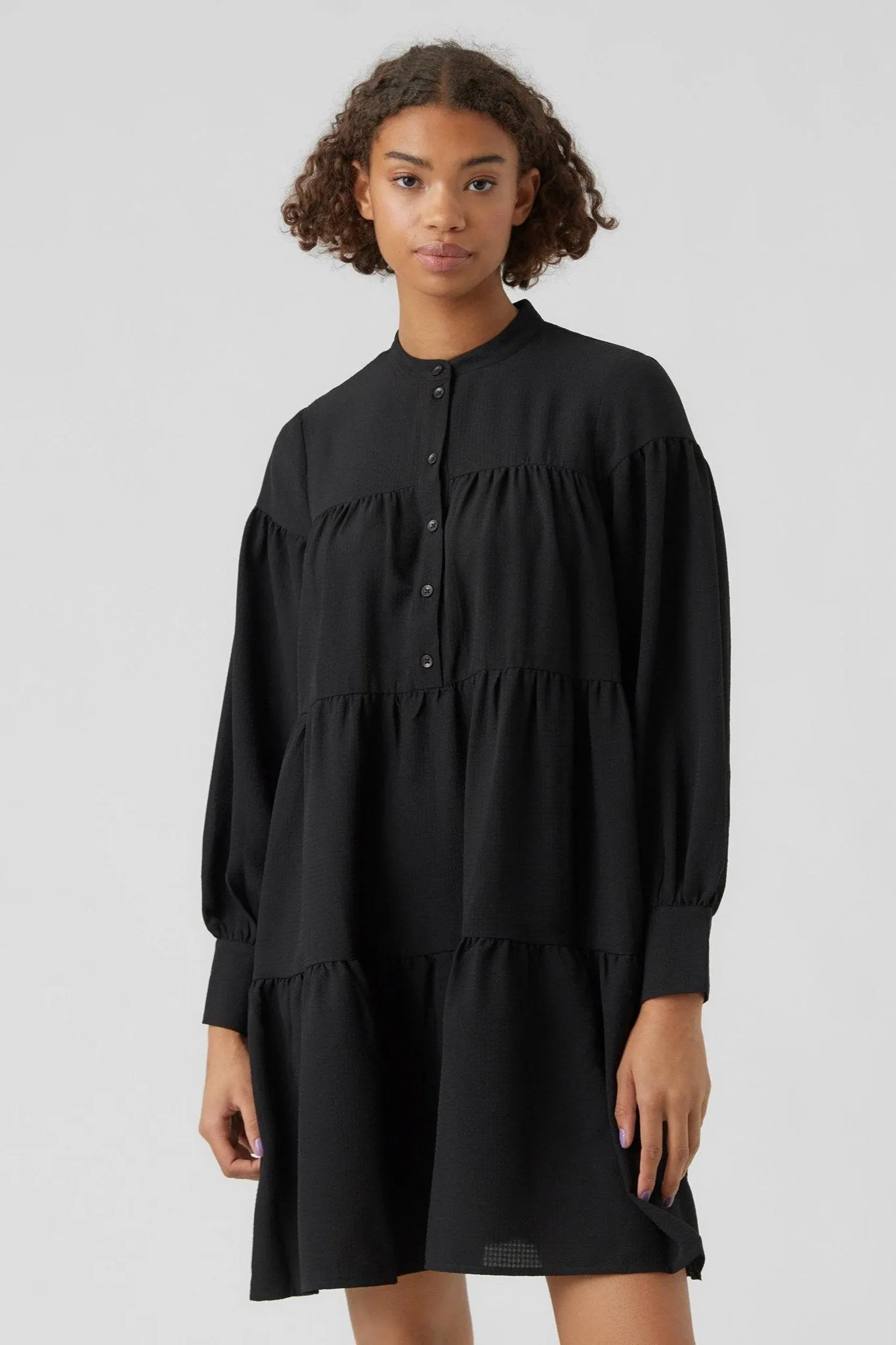 Hyms Longsleeve Dress- Black