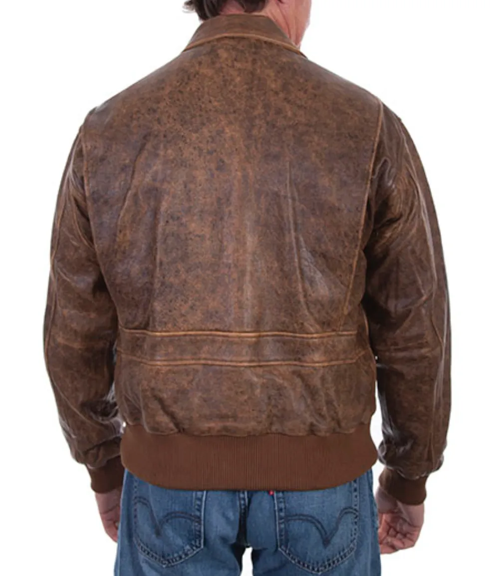 Jacket, Leather Bomber Jacket, Aero Squadron Collection - Style 714