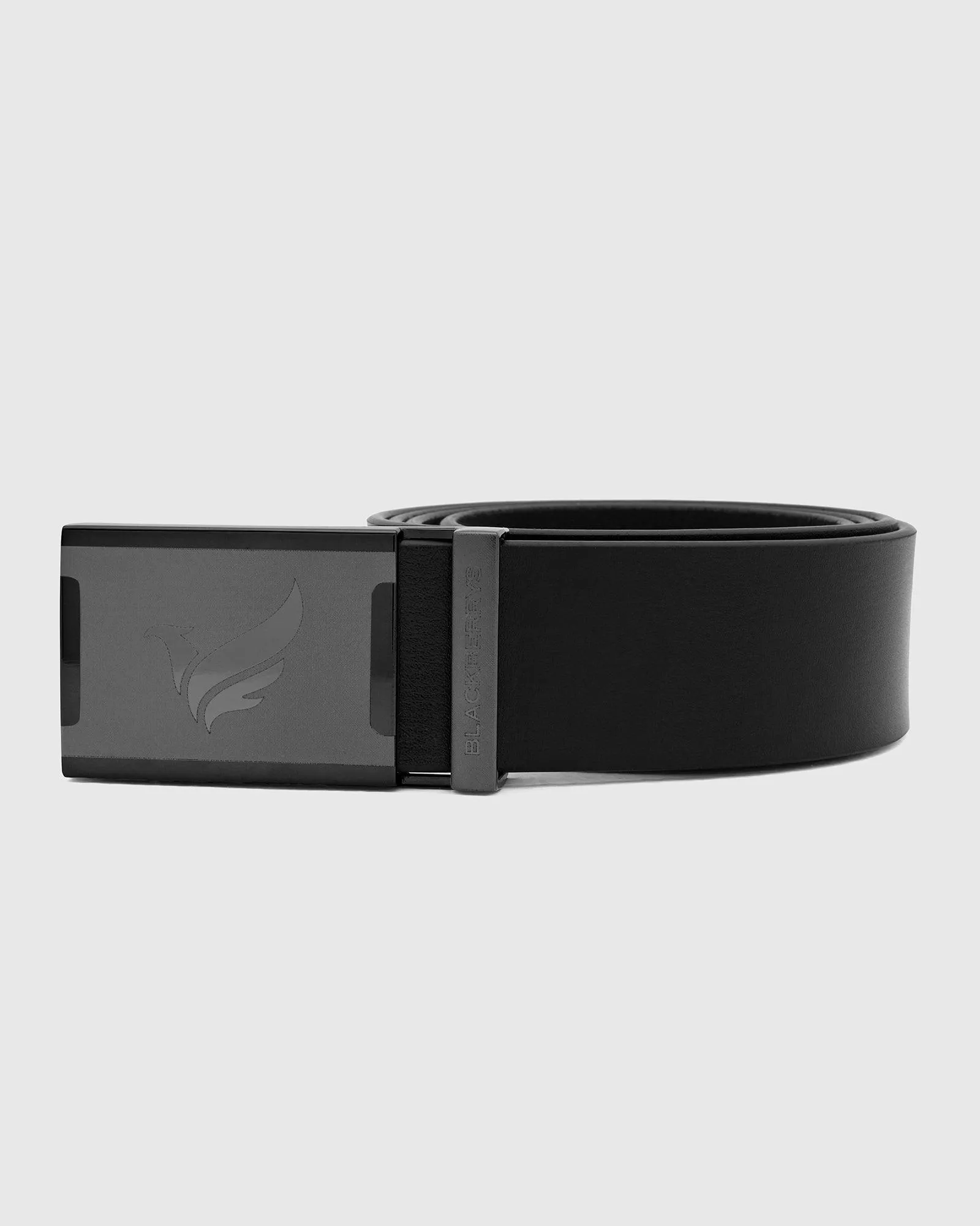 Leather Black Solid Belt - Thyrion