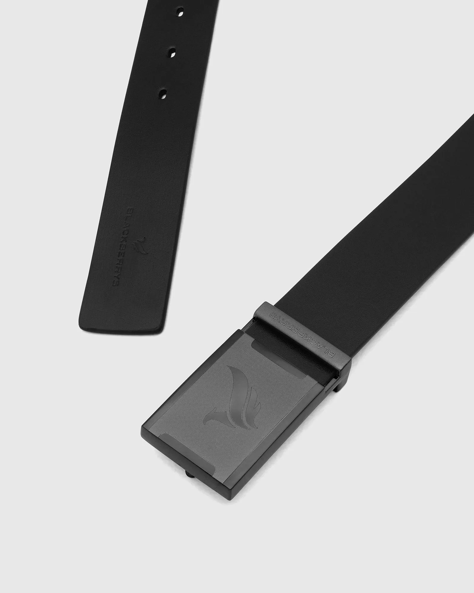 Leather Black Solid Belt - Thyrion