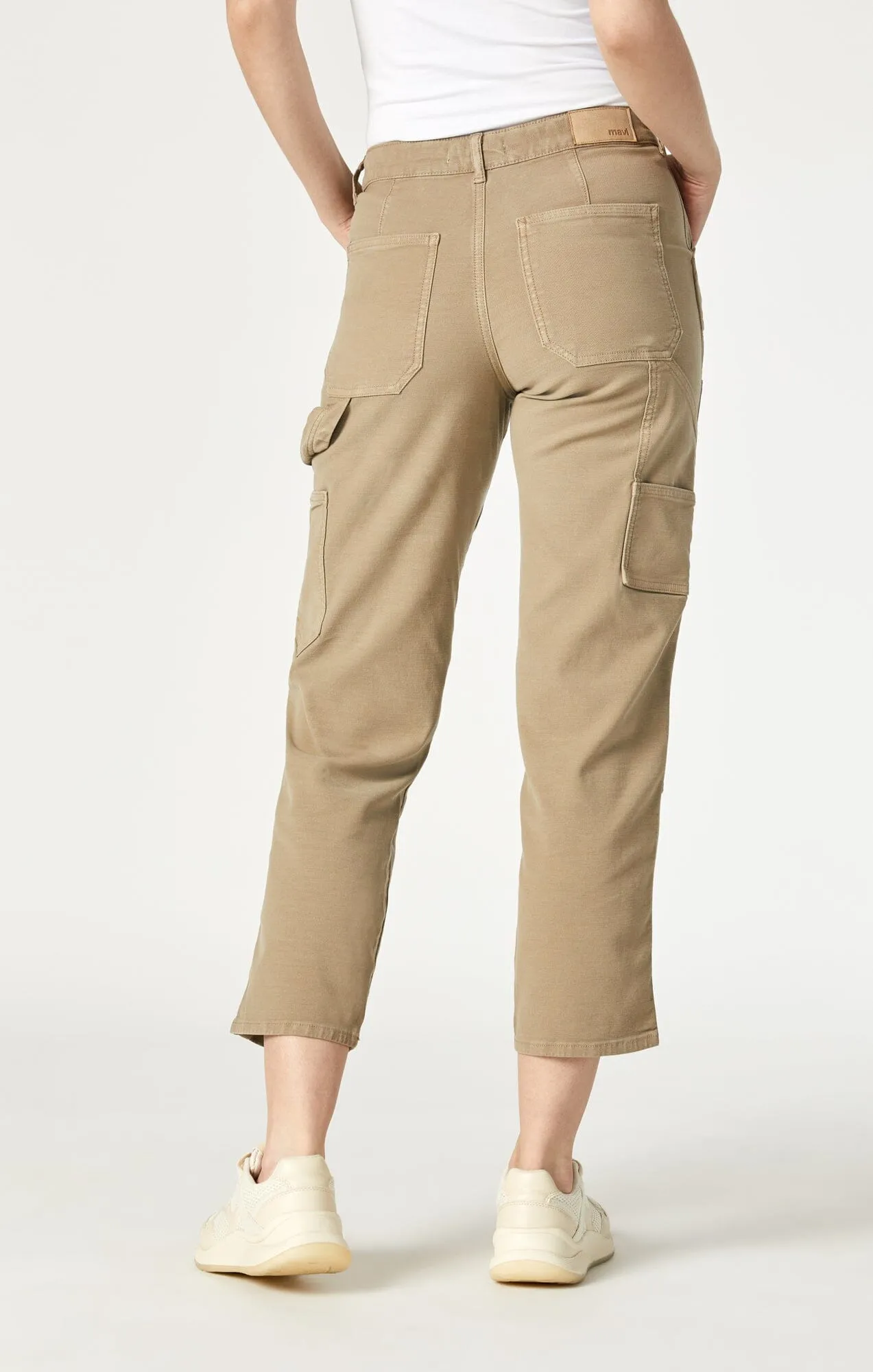 LUISA STRAIGHT LEG IN BEIGE LUXE TWILL