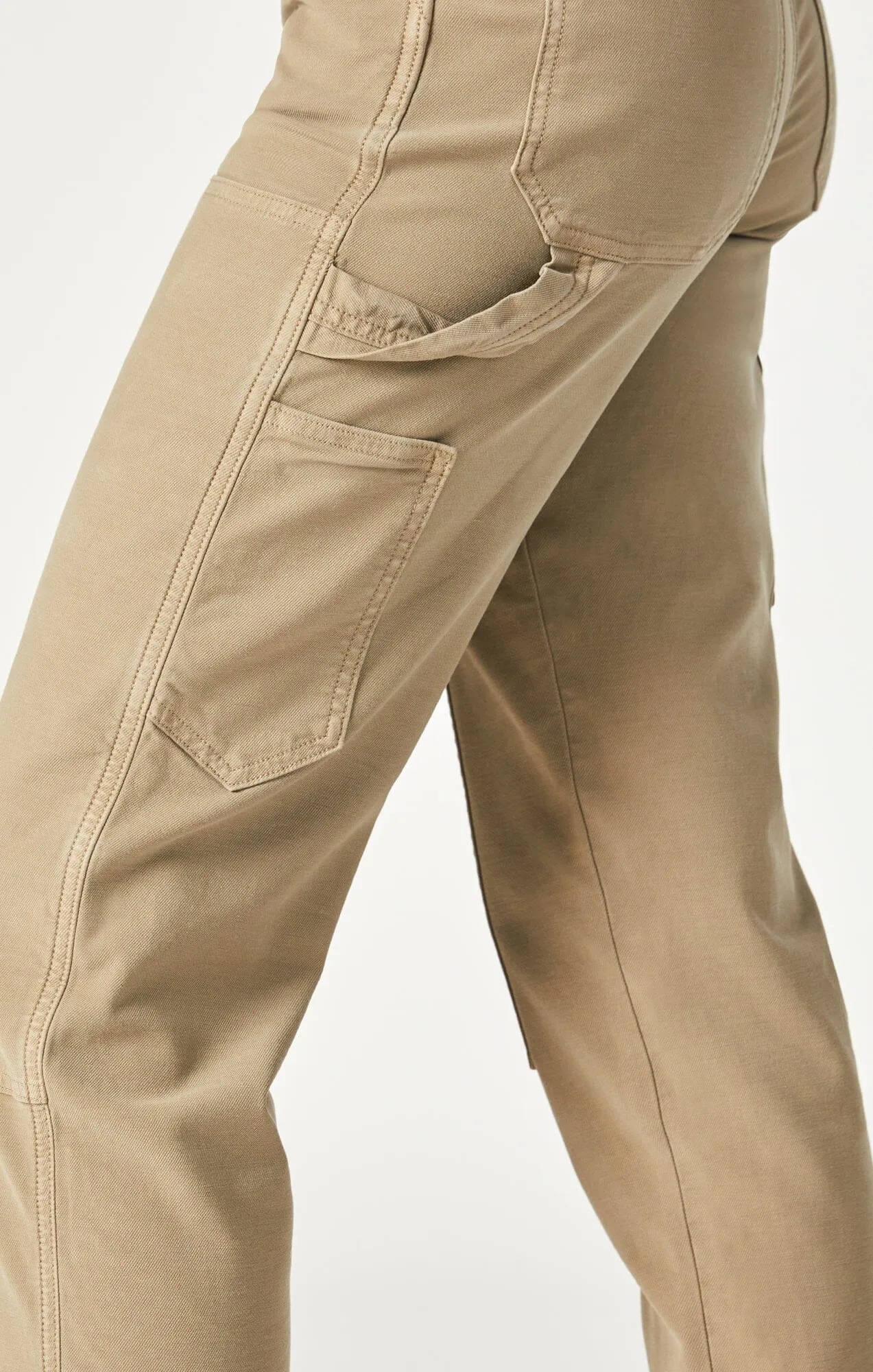 LUISA STRAIGHT LEG IN BEIGE LUXE TWILL