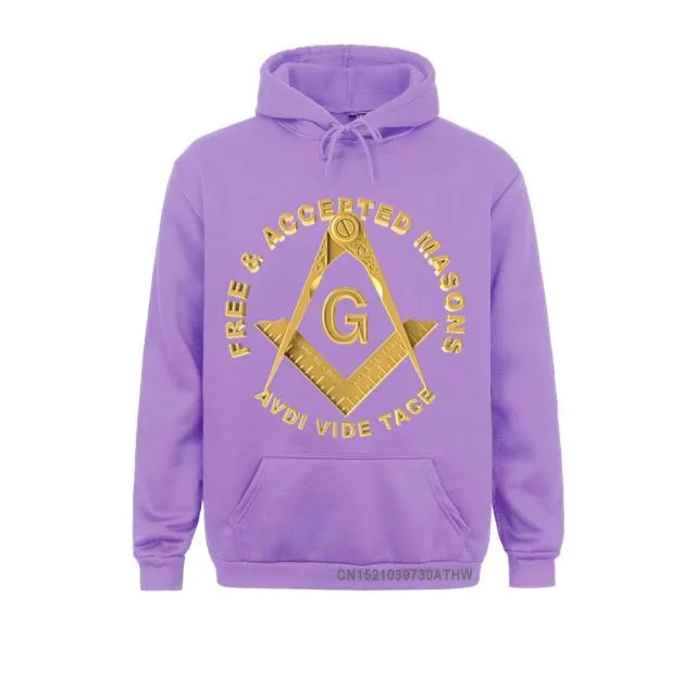 Master Mason Blue Lodge Hoodie - FREE & ACCEPTED MASONS (Multiple Colors)