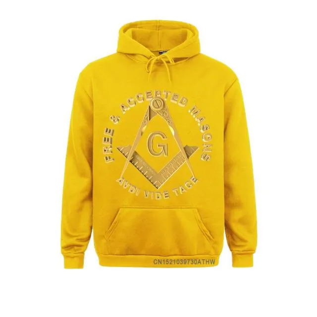 Master Mason Blue Lodge Hoodie - FREE & ACCEPTED MASONS (Multiple Colors)