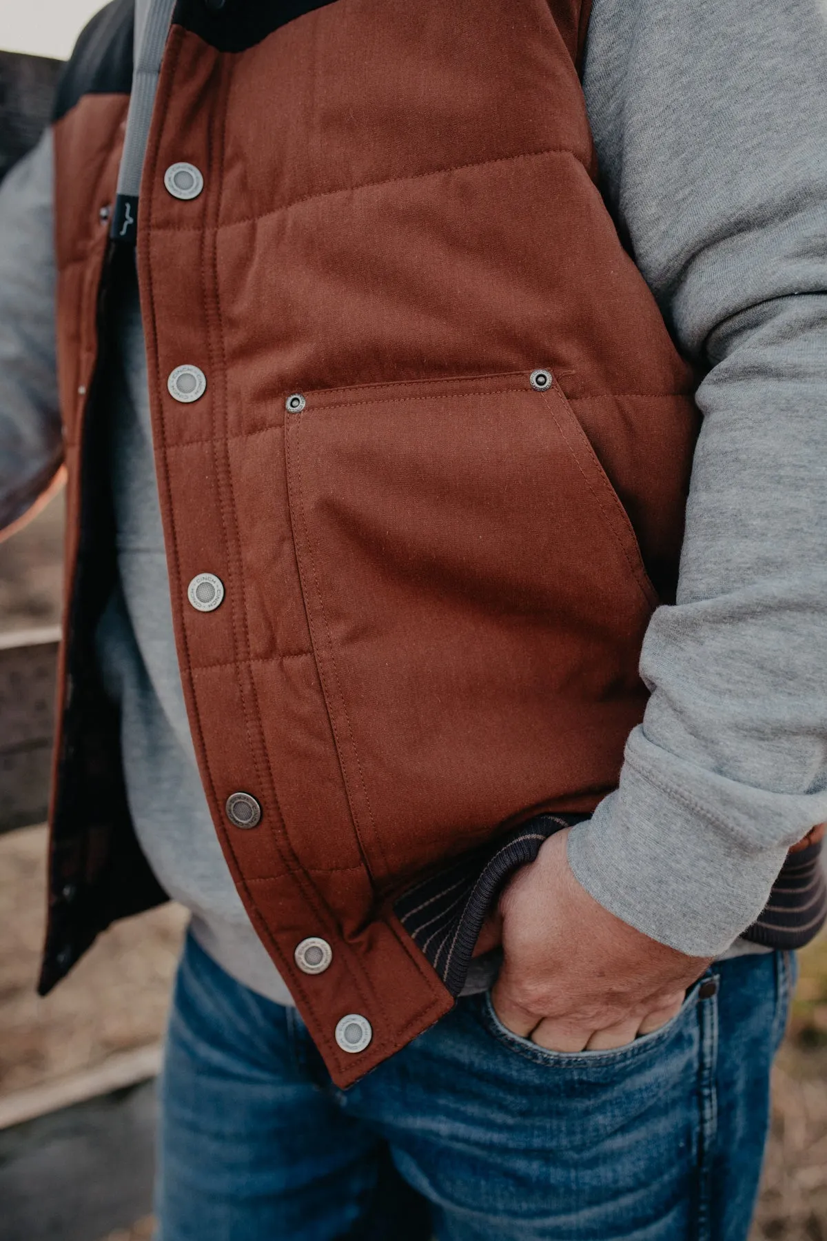 Men's CINCH Reversible Brown Vest (XS-XXL)