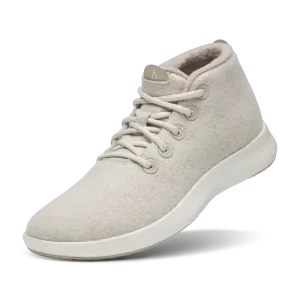 Men's Wool Runner-up Mizzles - Stony Cream (Natural White Sole)