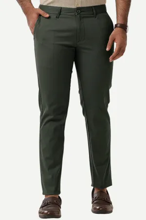 Monaco - Deep Green Trouser For Men | Ariser