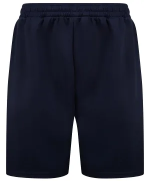 Navy - Knitted shorts