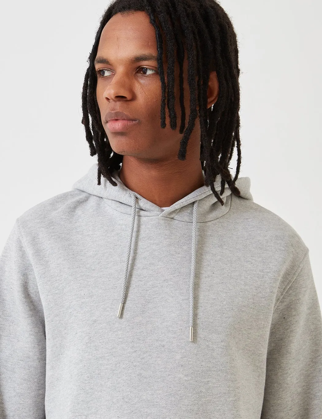 Norse Projects Vagn Classic Hooded Sweatshirt - Light Grey Melange