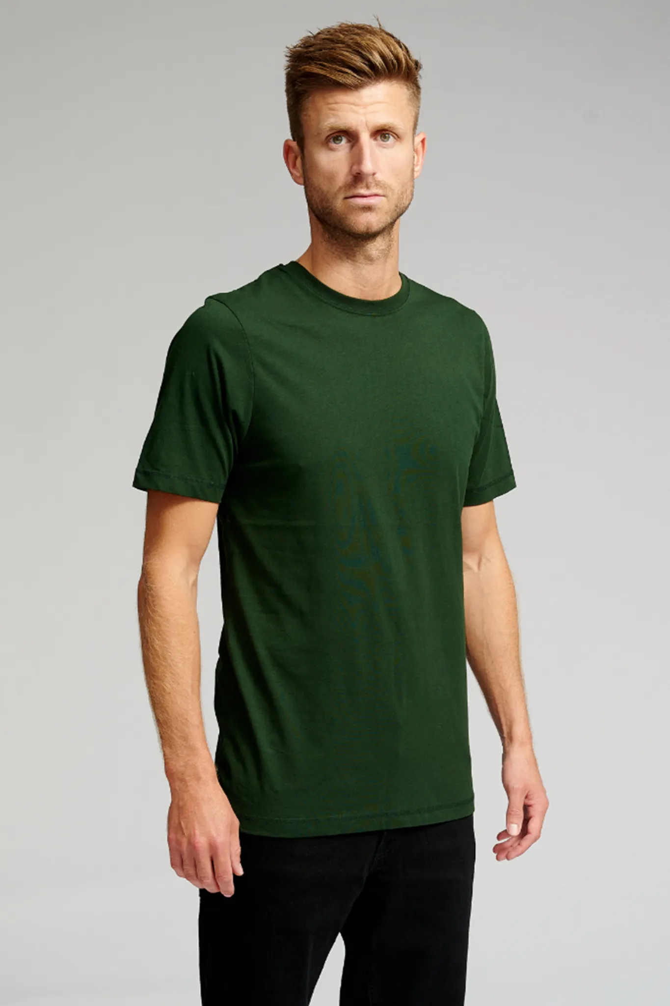 Organic Basic T-shirt - Dark Green