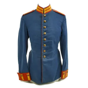 Original German WWI 1st Grand Ducal Mecklenburg Dragoon Regiment No. 17 NCO Cavalry Waffenrock Tunic