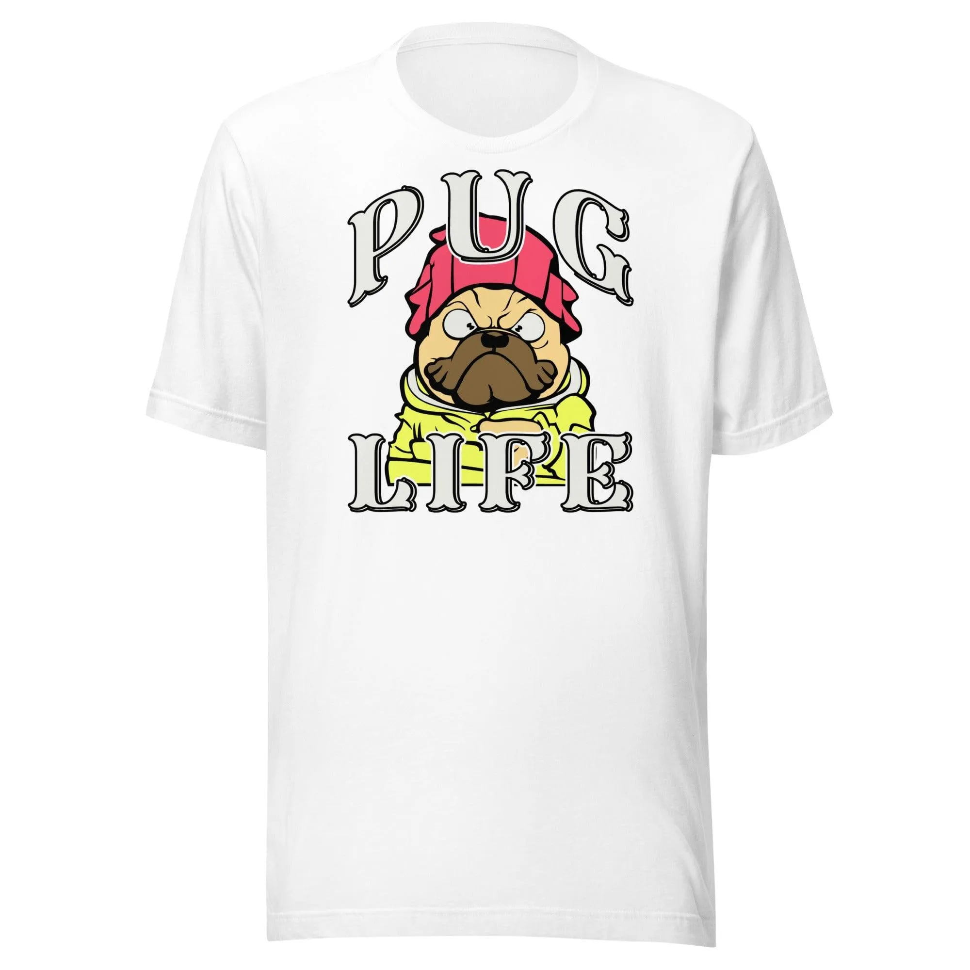 Pet Lover T-shirt Pug Life Short Sleeve Ultra Soft Lightweight Crew Neck Top