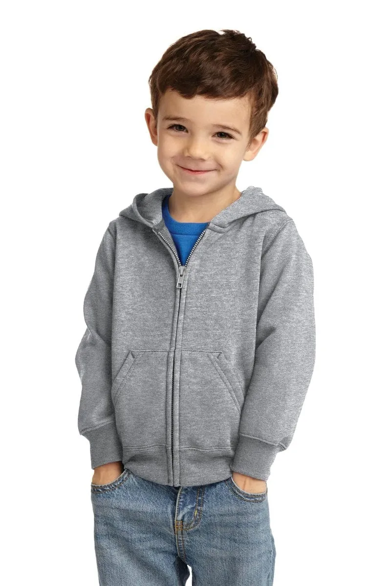 Port & Company ®  Toddler Core Fleece Full-Zip Hooded Sweatshirt. CAR78TZH